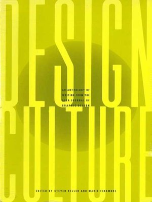 Design Culture: an Anthology of Writing from the AIGA Journal of Graphic Design - ebook